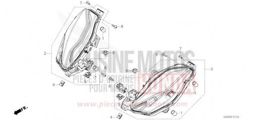 FRONT WINKER SH125ADR de 2024